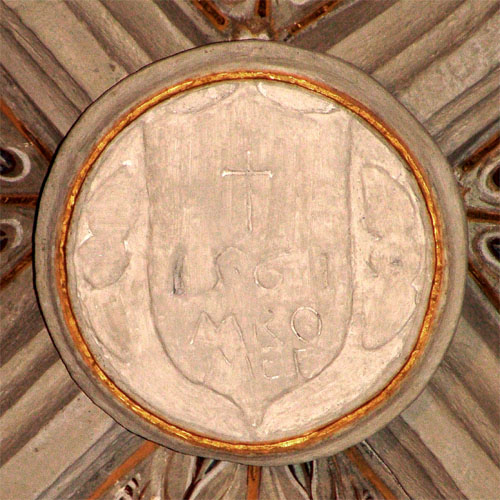 Gemma della crocera gotica aragonese del transetto della cattedrale
