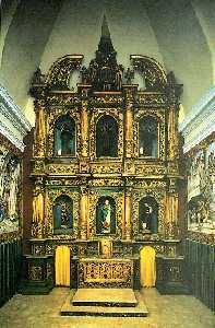 Ozieri, retablo maggiore della chiesa di S.Francesco